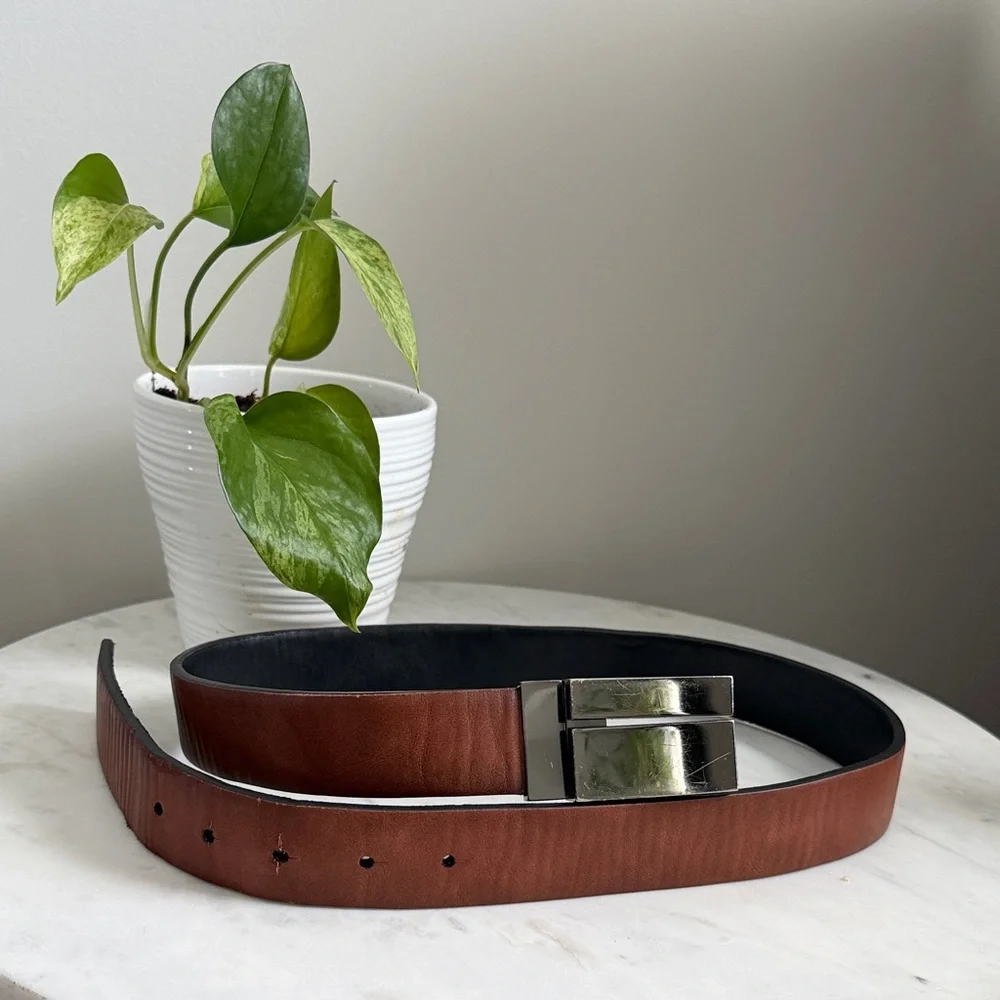 Men's Black & Brown Reversible Belt